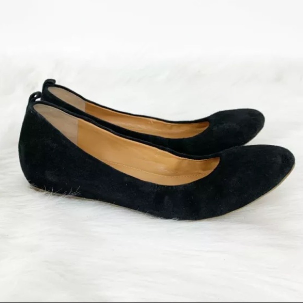 J Crew Factory Black Ballet Flats Sz 6